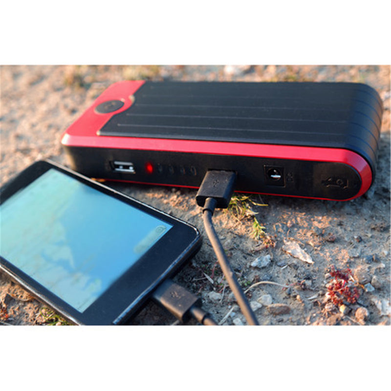 PowerAll DELUXE Jump Starter & Power Bank - 12000mAh Rechargeable Li-ion Battery, 12V 400A Peak Jump Start Current, Power Bank with 2 x USB 5V / 2.1A output sockets