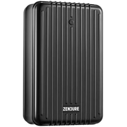 Zendure SuperTank Black 100W PD 26800Mah Portable Power Bank 4 Usb Ports Max 138W 5A LED Display 100W + 60W + 18W + 15W Charge 4 IT Device in the same time - Maximum Airline Safe Battery Capacity Approved By TSA/EASA