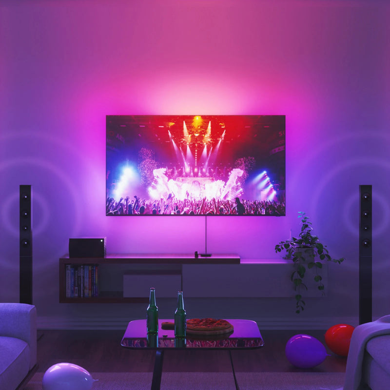 Nanoleaf 4D Screen Mirror + Lightstrip Kit for TVs & Monitors Up to 85" Luminous Flux Per Panel:275lm