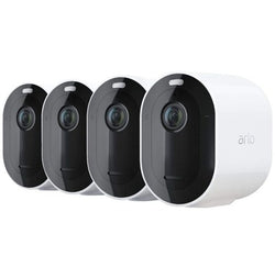 Arlo Pro 5 2K Spotlight Wire-Free Camera, 4 Pack White (VMC4460P-100AUS)