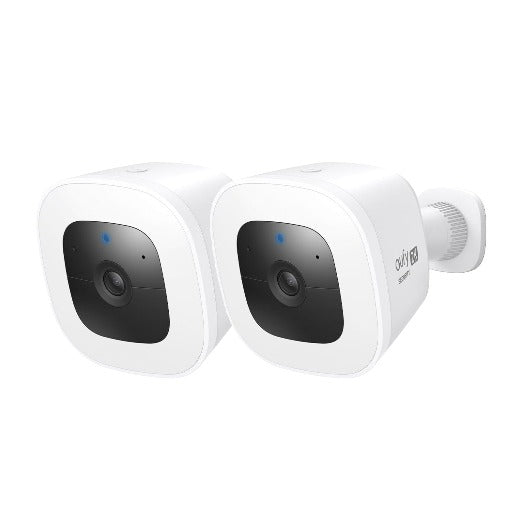 Eufy eufyCam Security Spotlight Pro 2K Wire-Free Security Camera - 2 Pack, 600 Lumens, Built-in 8GB Local Storage, 100dB Siren, Weatherproof, Color NightVision