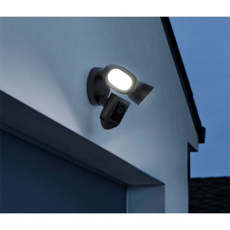RING Floodlight Camera Wired Pro - Black