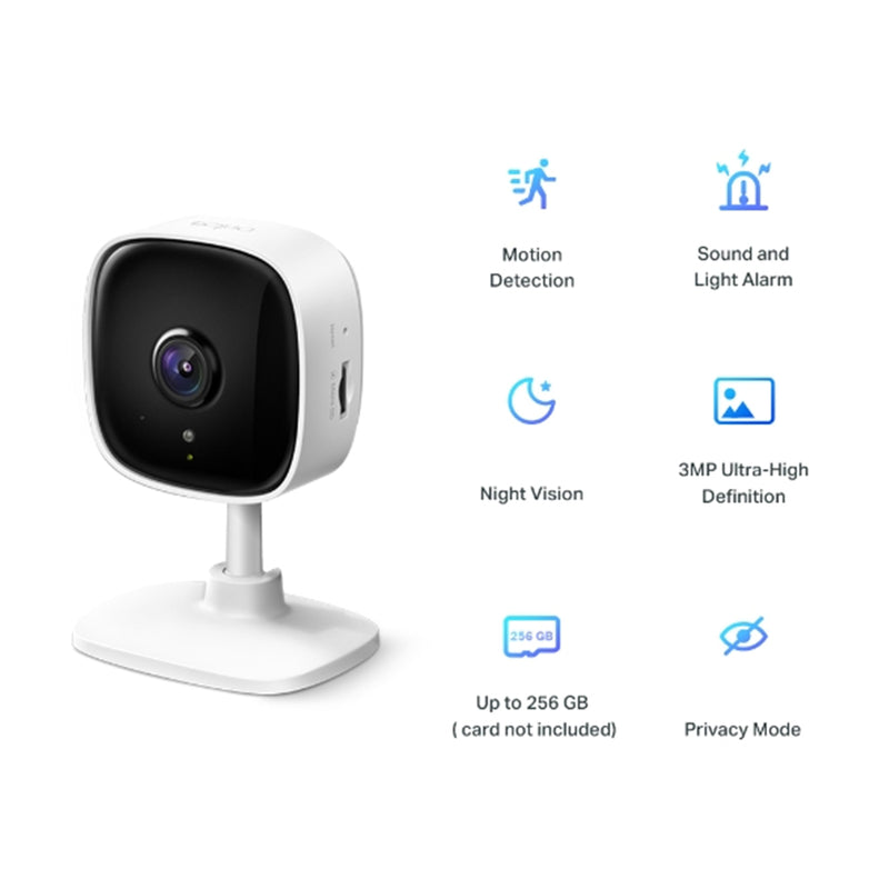 TP-Link Tapo C110 3MP/2K Indoor Home Security Wi-Fi Camera
