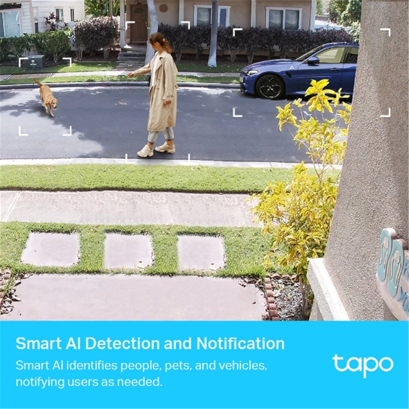 TP-Link Tapo C400S2 2MP/1080P Smart Wire-Free Security Camera System - 2 Pack