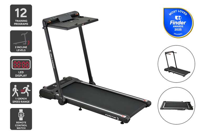 Fortis 440mm Foldable 4-in-1 Incline Treadmill