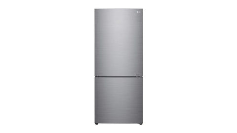 LG 420L Bottom Mount Fridge Freezer - Stainless Finish