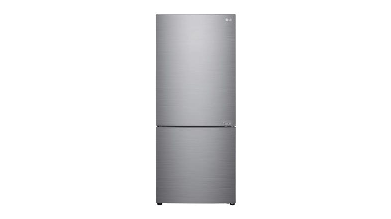 LG 420L Bottom Mount Fridge Freezer - Stainless Finish