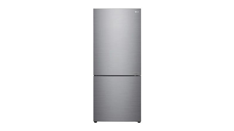 LG 420L Bottom Mount Fridge Freezer - Stainless Finish