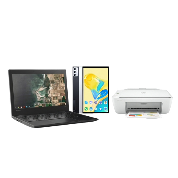 Chromebook + Tablet + Printer