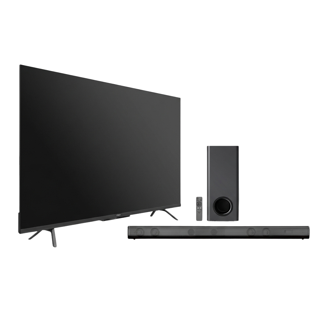LAD 55 inch Smart TV + Subwoofer + Sound Bar
