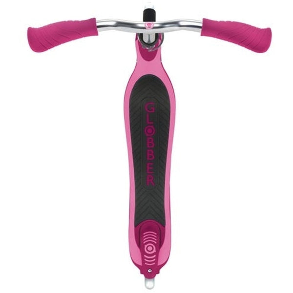 Globber Flow 125 Kids Scooter with Light Up Wheels Ruby