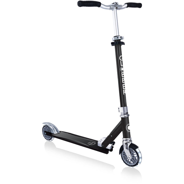 Globber Flow Element Kids Scooter with Light Up Wheels Black