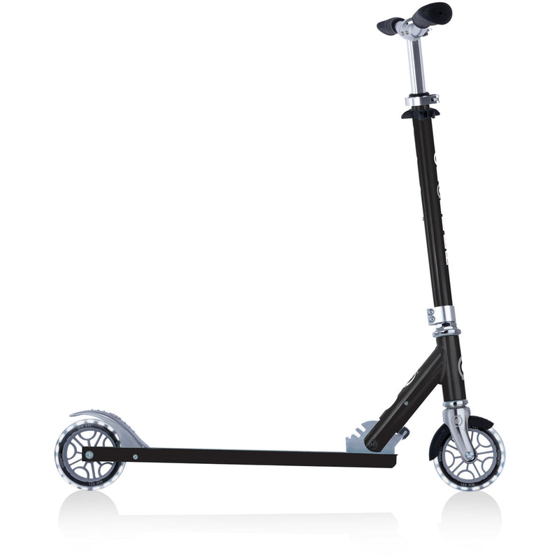 Globber Flow Element Kids Scooter with Light Up Wheels Black