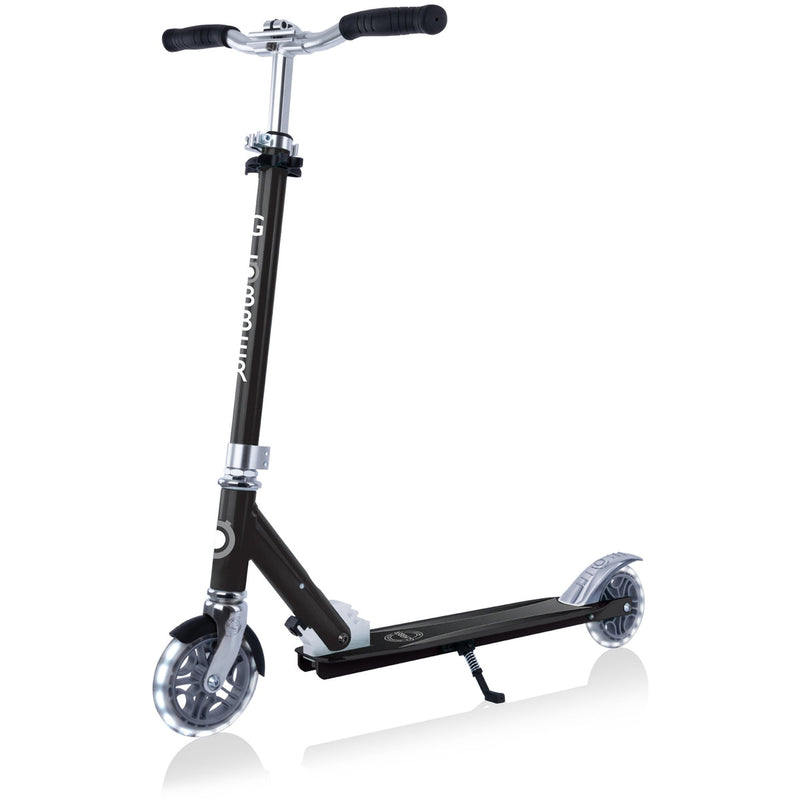 Globber Flow Element Kids Scooter with Light Up Wheels Black