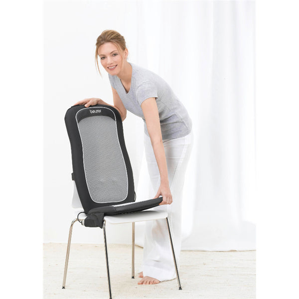 Beurer Shiatsu MG206 Massage Seat cover Comes with 4 heads, which can target different regions of the back - Benefit from utmost relaxation at home!