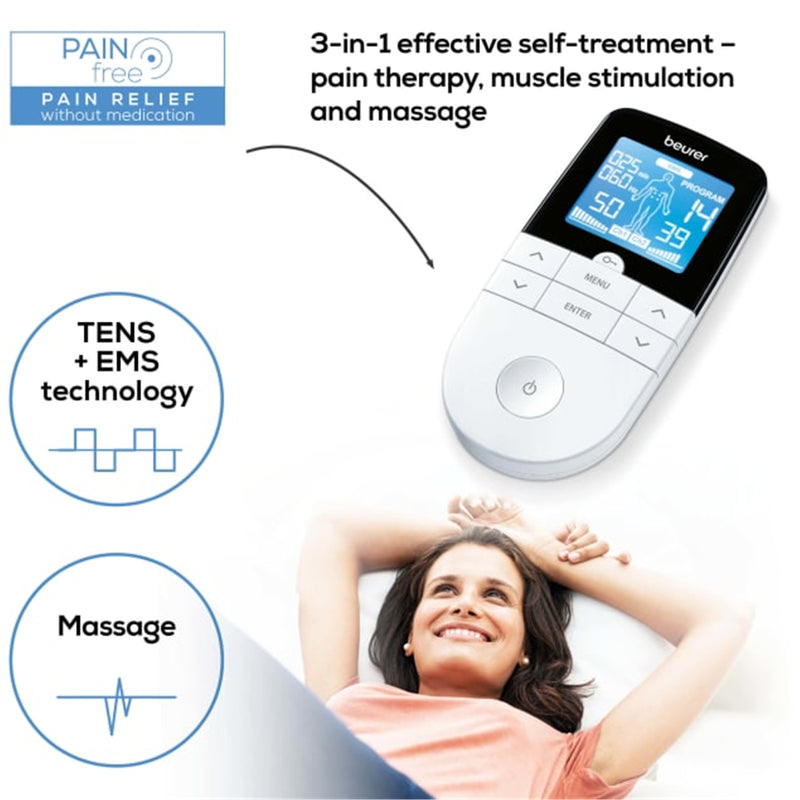 Beurer EM49 Digital TENS/EMS unit Pain therapy (TENS) & Muscle stimulation (EMS)