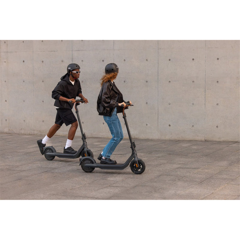 Segway 2023 New E2 Pro eScooter Top Speed up to 25KM/H, MAX Distance 35 km Max Load 120KG, 18% climbing, 2 Brakes, Front Drum Brake, Electronic Rear Brake, 10 Inch" Tubeless Tyre,