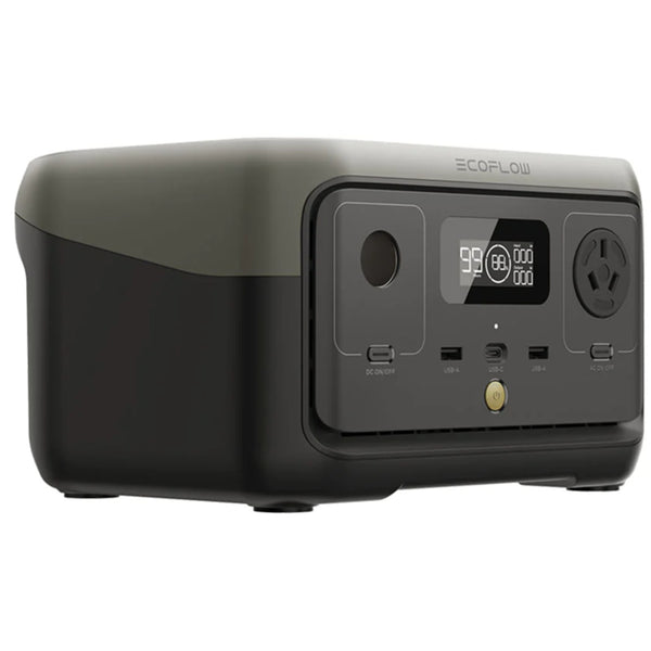 ECOFLOW RIVER 2 Portable Power Station - 256Wh LiFePO4 Battery (5 Years Warranty)