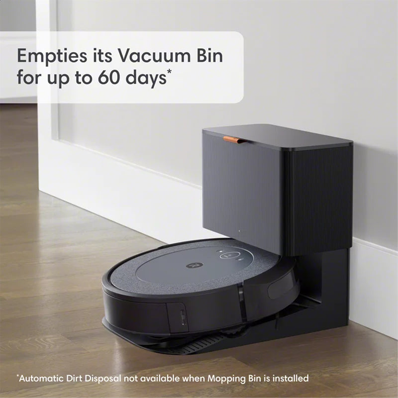 iRobot Roomba i5+ Vaccum and Mop Combo, With Auto Empty Dock, Wifi Connected Clean Base Automatic Dirt Disposal