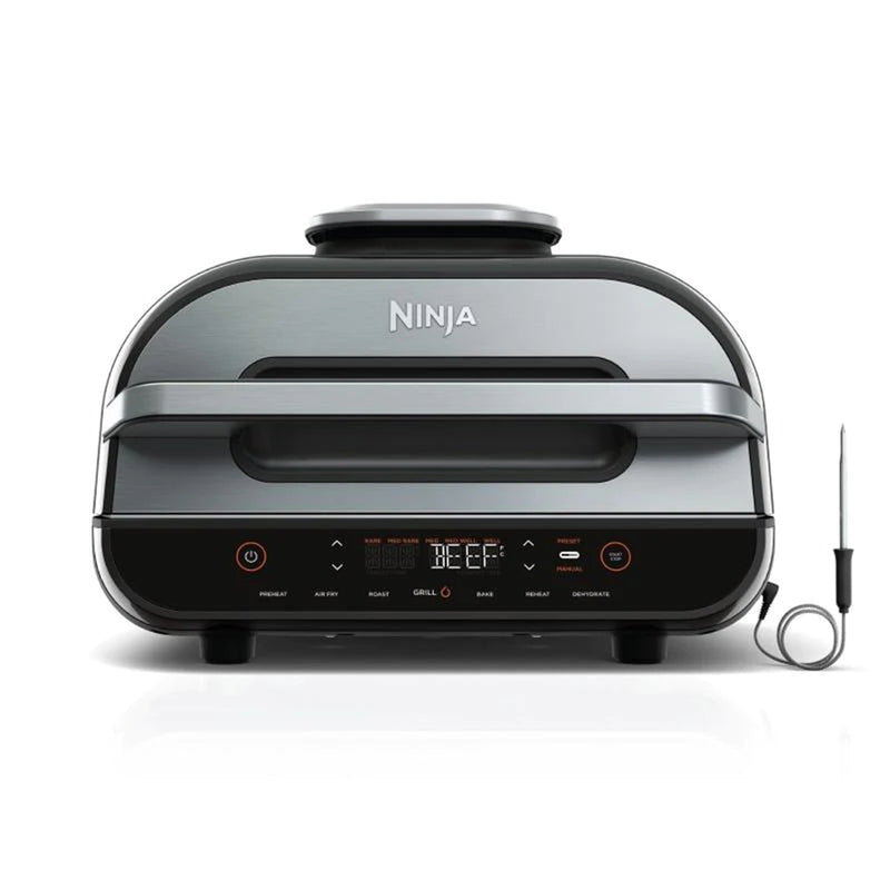 Ninja Foodi AG551 Smart XL Grill & Air Fryer Sears, Sizzles and Air Fry Crisps.