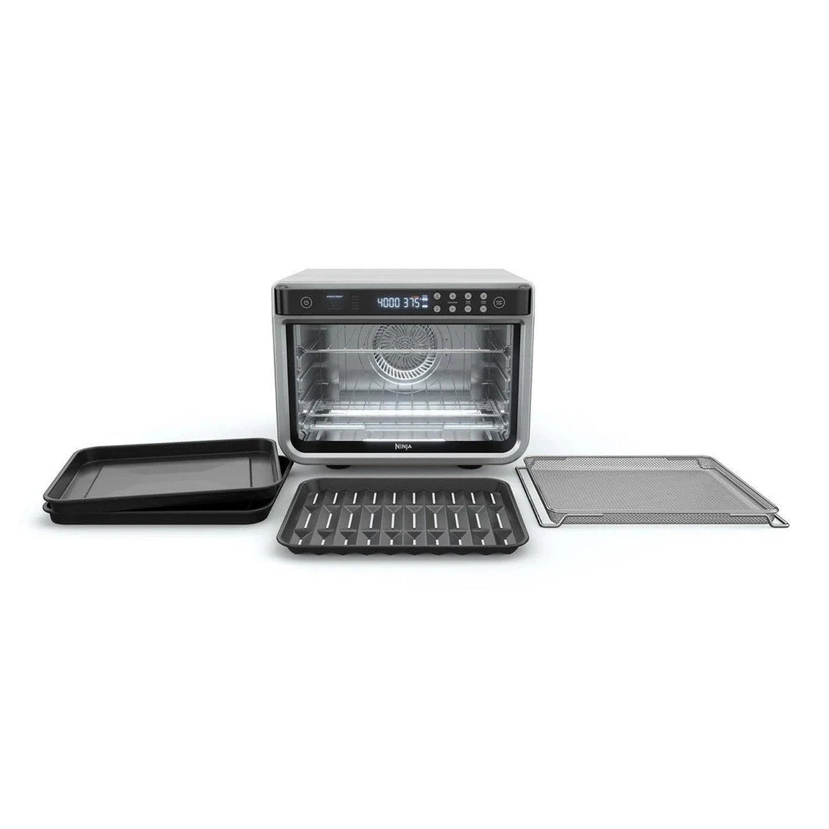 Ninja Foodi DT200 XL 10 In 1 Air Fry Oven True Surround Convection For faster, crispier results. quick family meals on 2 levels, no rotation required