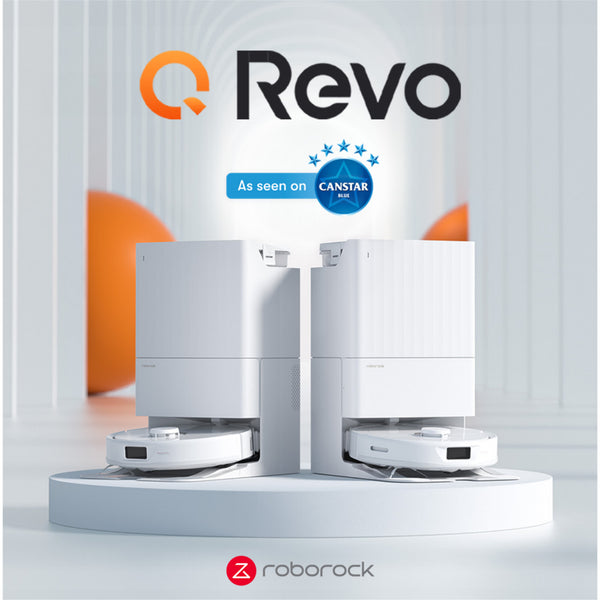 Roborock Q Revo White Vacuum Cleaner with Multifunction Dock 2 in 1 Sweeping and Mopping 5500Pa Suction, Obstacle Avoidance