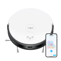 TP-Link Tapo Lidar RV 20 Mop Navigation Robot Vacuum & Mop 2700Pa Suction, LiDar Navi System 3 Hour Cleaning, Twin side Brushes; 51 dB.