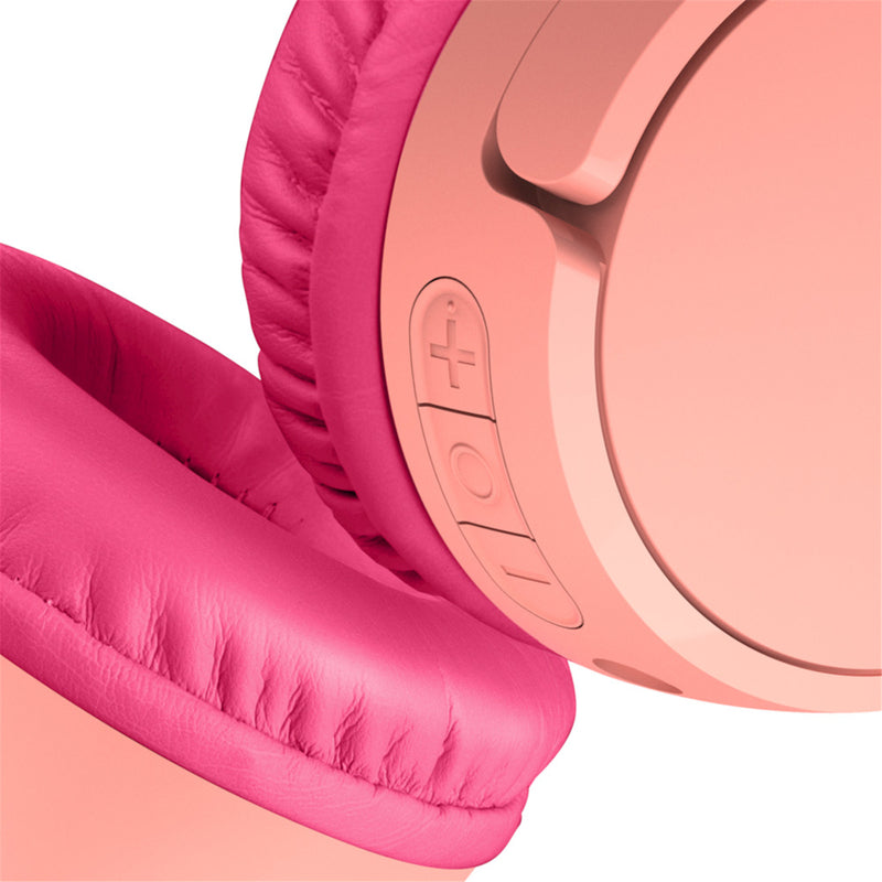 Belkin SoundForm Mini Wireless Headphones for Kids - Pink