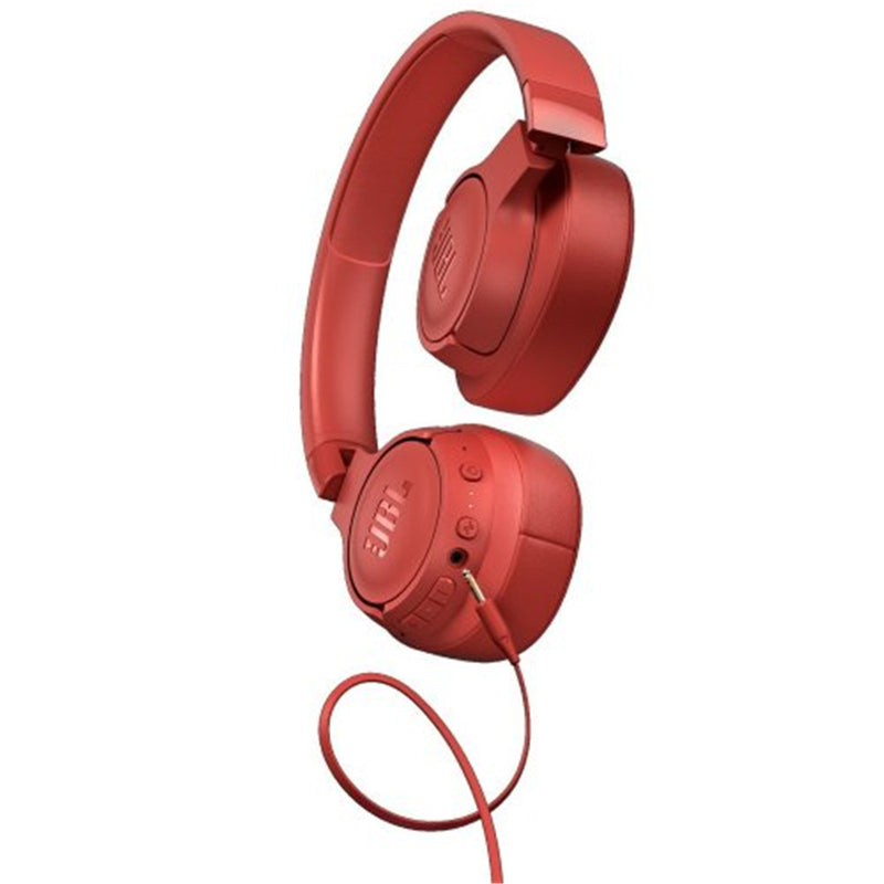 JBL Tune 750BTNC Wireless Over-Ear Noise-Cancelling Headphones - Coral