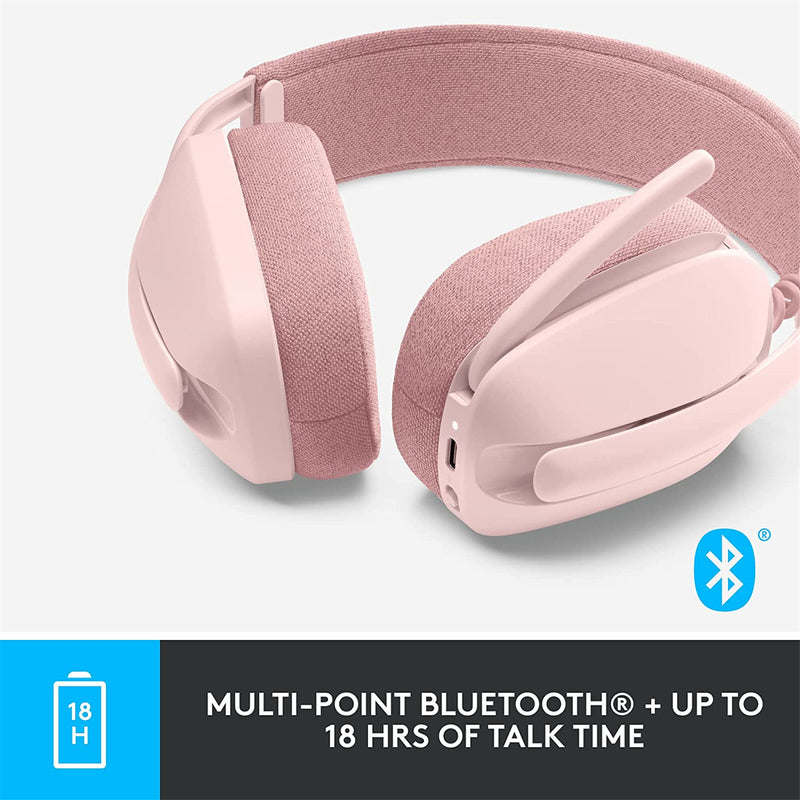 Logitech Zone Vibe 100 Headset - Rose