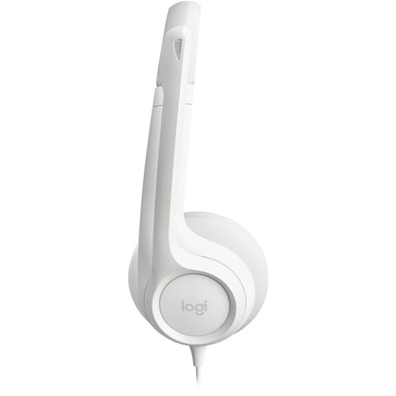 Logitech H390 USB Digital Headset - Off White
