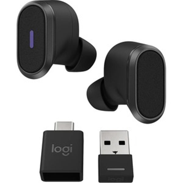 Logitech Zone Bluetooth True Wireless In-Ear Active Noise Cancelling Earbuds - Teams Certified
