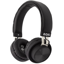 Moki Exo Prime Wireless On-Ear Headphones - Black