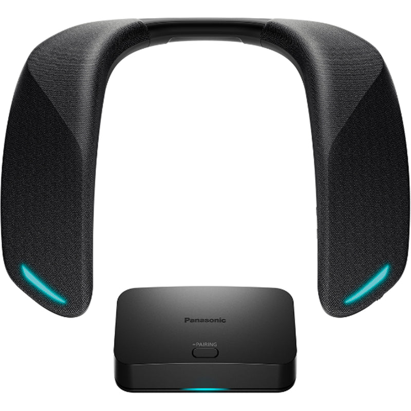 Panasonic SoundSlayer SC-GNW10 Wireless Wearable Gaming Speaker - Bundled with Edifier T5 70W Subwoofer