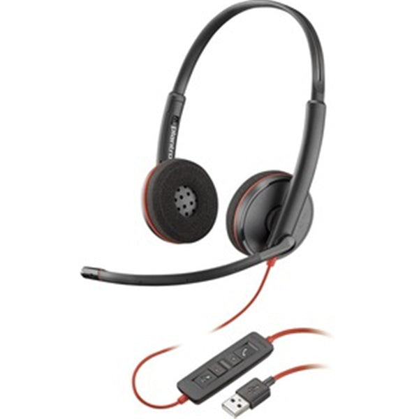 HP Poly Blackwire C3220 USB-A Wired On-Ear Headset Headset
