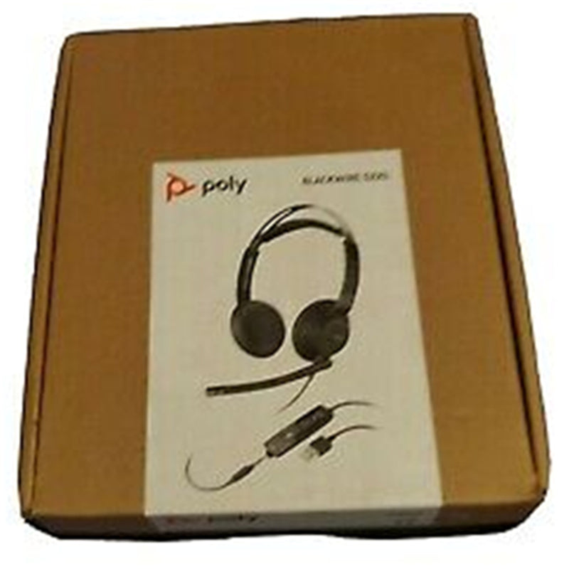 HP Poly Blackwire 5220 USB A Wired On-Ear Headset Headset