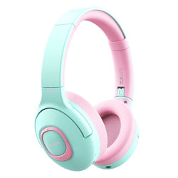 Promate Child-Safe CODDY.BGM Wireless Over-Ear Headphones for Kids - Bubblegum