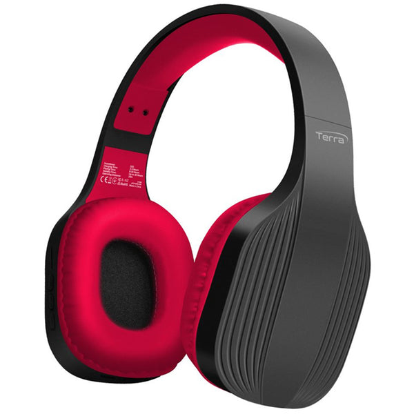 Promate Terra TERRA.MRN Wireless Over-Ear Headphones - Maroon