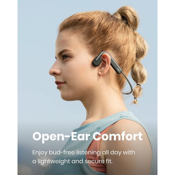 Shokz OpenMove Wireless Open-Ear Bone Conduction Lifestyle / Sports Headphones - Grey