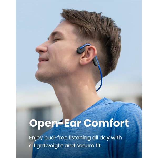 Shokz OpenMove Wireless Open-Ear Bone Conduction Lifestyle / Sports Headphones - Blue