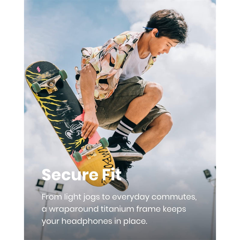Shokz OpenMove Wireless Open-Ear Bone Conduction Lifestyle / Sports Headphones - Blue