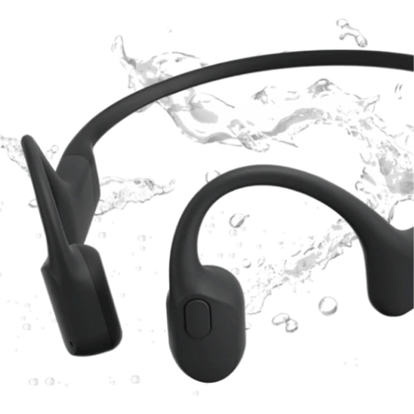Shokz OpenRun Wireless Open-Ear Bone Conduction Endurance Headphones - Black