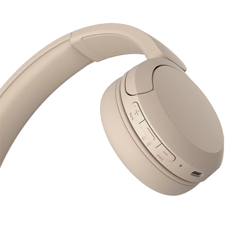Sony WH-CH520 Wireless On-Ear Headphones - Beige