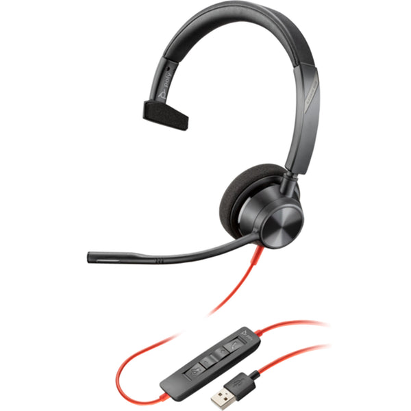 HP Poly Blackwire 3310 USB-A Wired On-Ear, Mono Headset