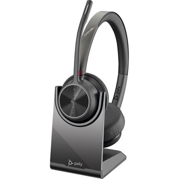HP Poly Voyager 4320 Bluetooth On-Ear Headset with Stand - Teams Certified