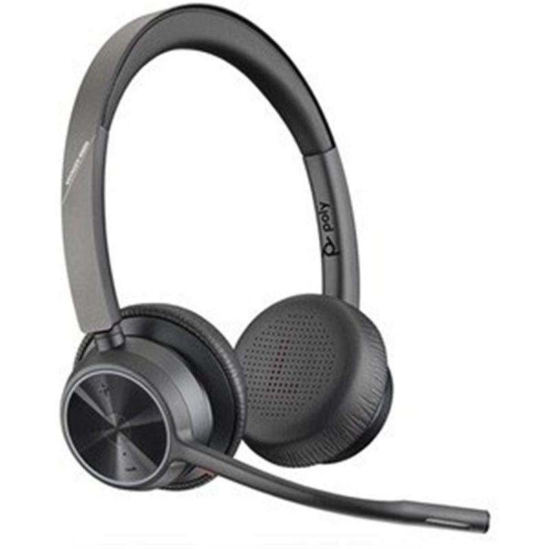 HP Poly Voyager 4320 Bluetooth On-Ear Headset with Stand - Teams Certified
