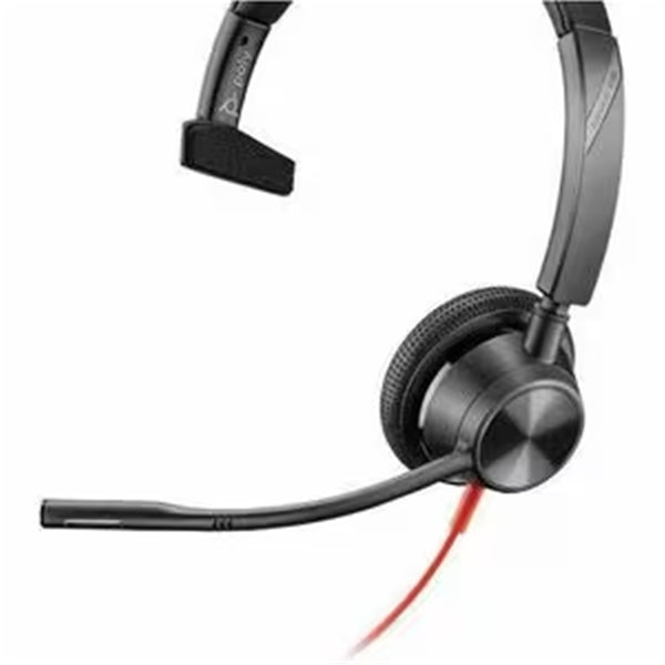 HP Poly Blackwire 3310 USB-C/A Wired On-Ear Headset, Mono - UC Certified