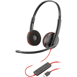 HP Poly Blackwire 3220 USB-C/A Wired On-Ear Headset - UC Certified