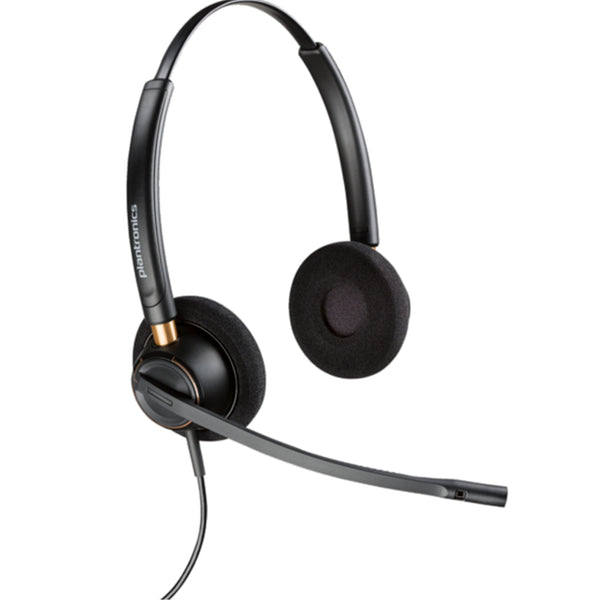 HP Poly EncorePro 520 QD Wired On-Ear Contact Center Headset