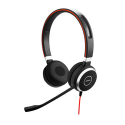 Jabra Evolve 40 3.5mm Wired On-Ear Headset - UC Certified